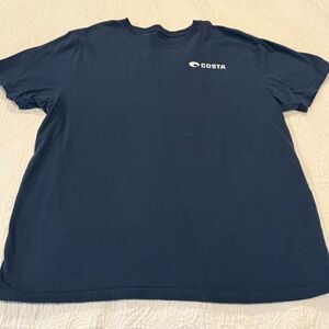 Costa navy blue tee shirt top mens xxl